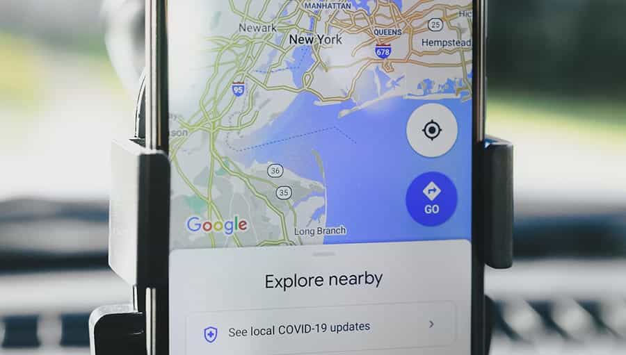 Google maps en teléfono