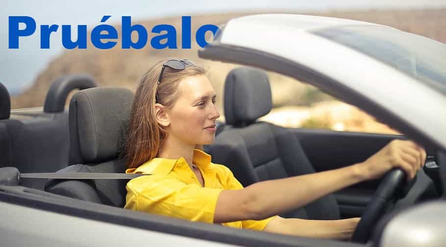 prueba el coche antes