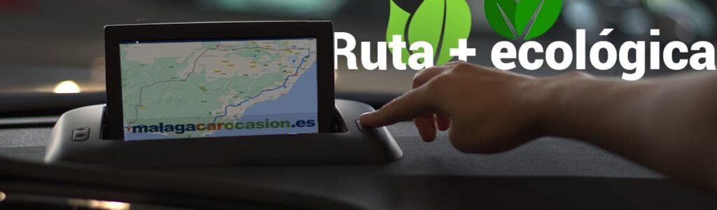 Ruta más ecológica en coche