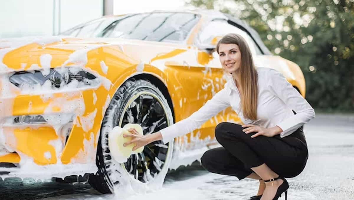 lavado de coche a mano