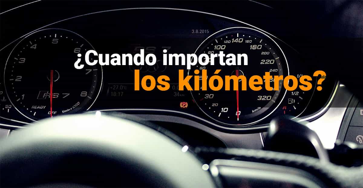 Coche con muchos kilómetros