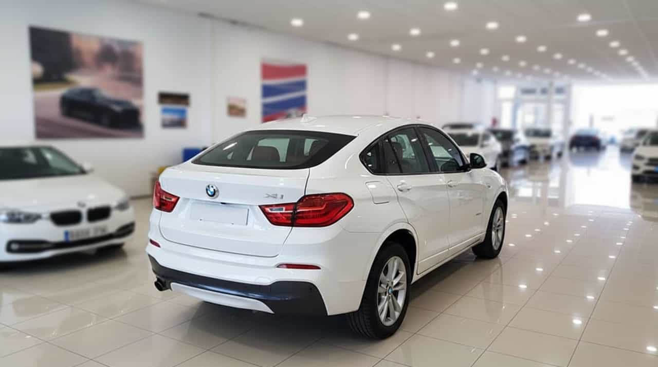 BMW X4 desde atrás