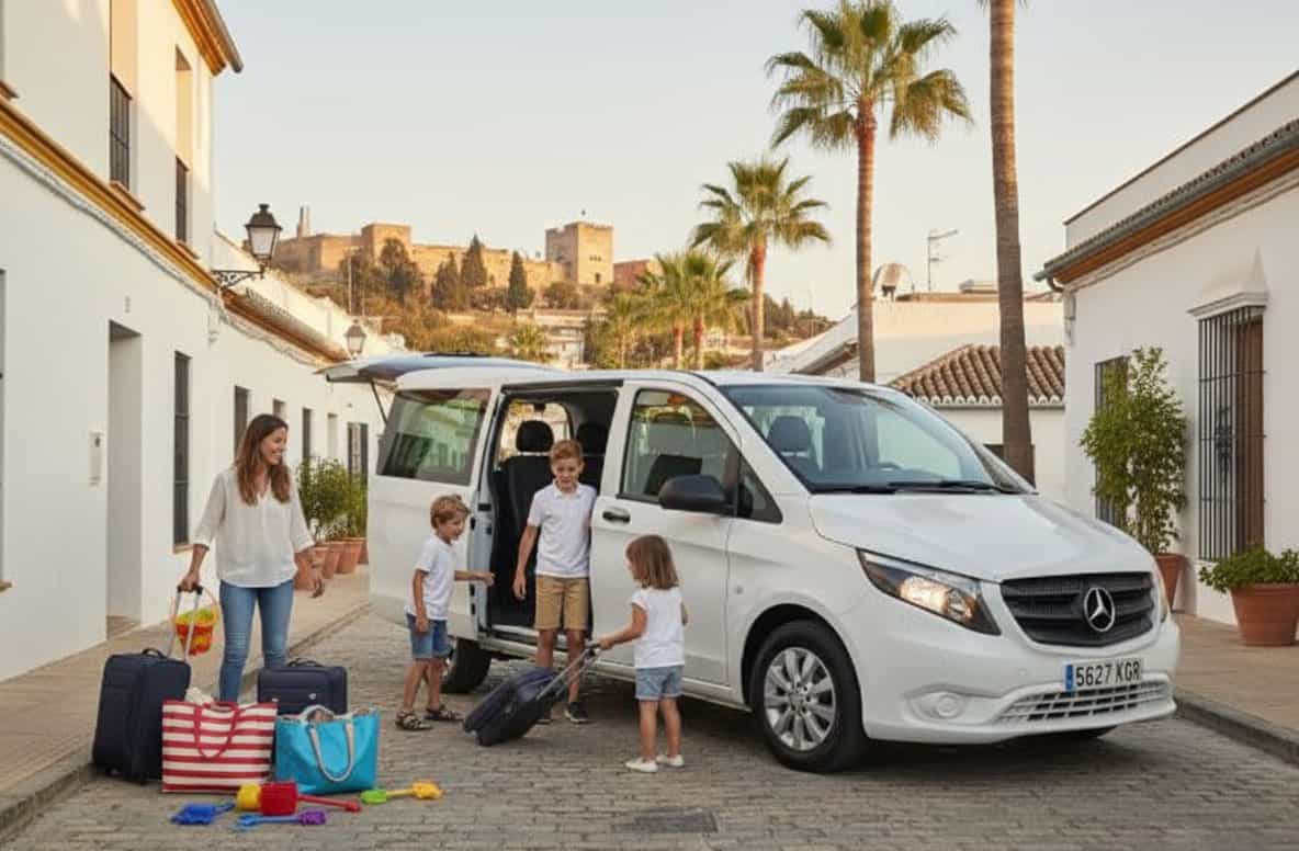 Coche familiar 9 plazas segunda mano Mercedes Vito ocasión Málaga