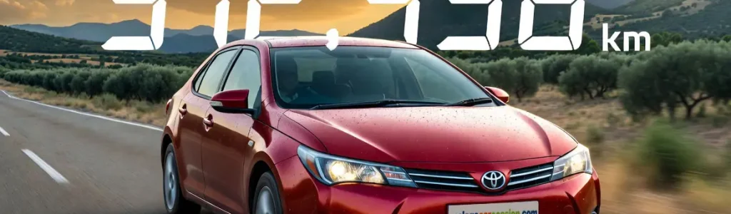 Coche con más de 300.000 kilómetros