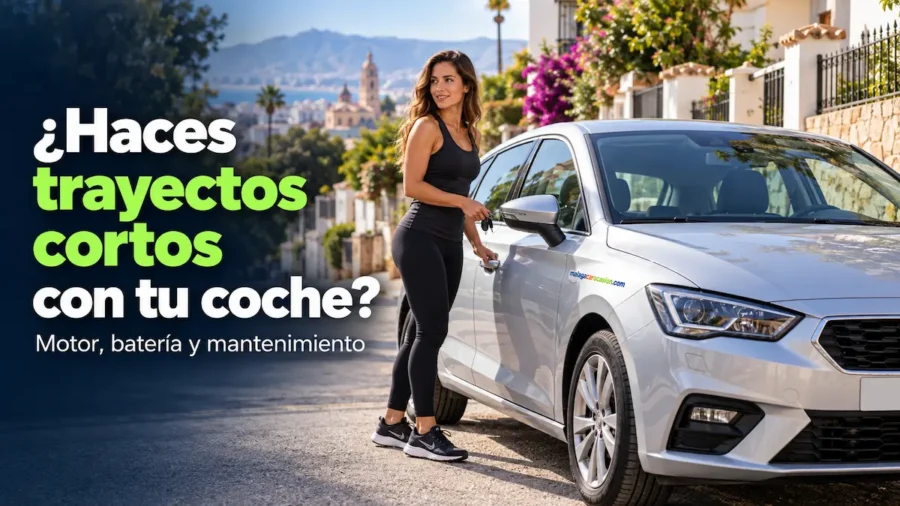 trayectos cortos con el coche