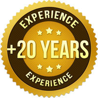 More than 20 years of experience