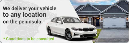 We deliver your vehicle to any location on the peninsula.