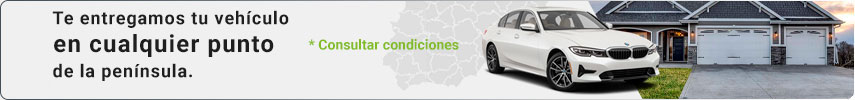 Te entregamos tu coche de ocasión en cualquier punto de la península. ¡GRATIS!